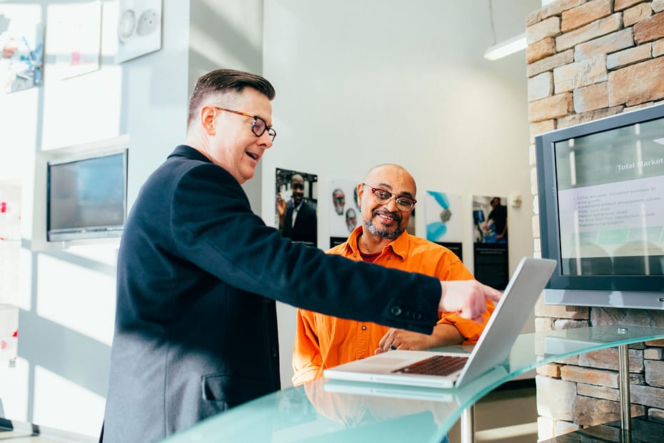 Business leaders leveraging technology to gain insights