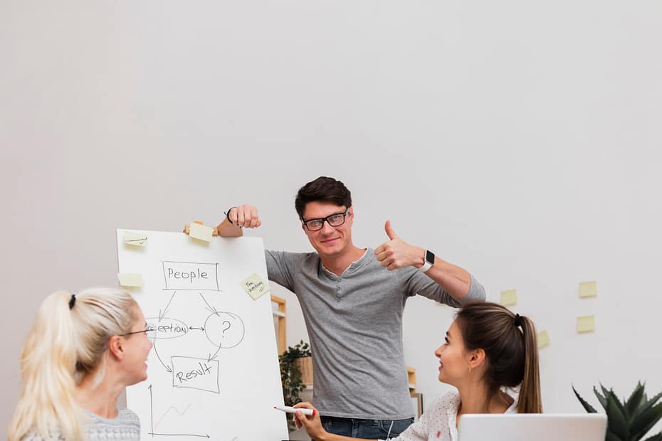 man-showing-diagram-ok-sign